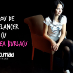 Birou de freelancer cu Andreea Burlacu, a înlocuit scaunul cu un leagăn și muzica cu știri